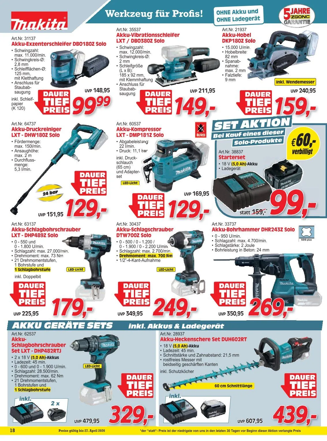 Zgonc Prospekte  von 13. April bis 27. April 2026 - Flugblätt seite  18