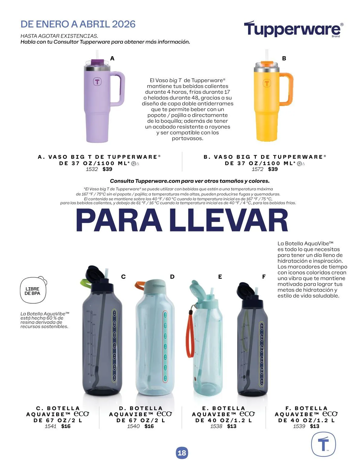 Tupperware Catalogue du 1 avril au 30 avril 2026 - Catalogue page 18