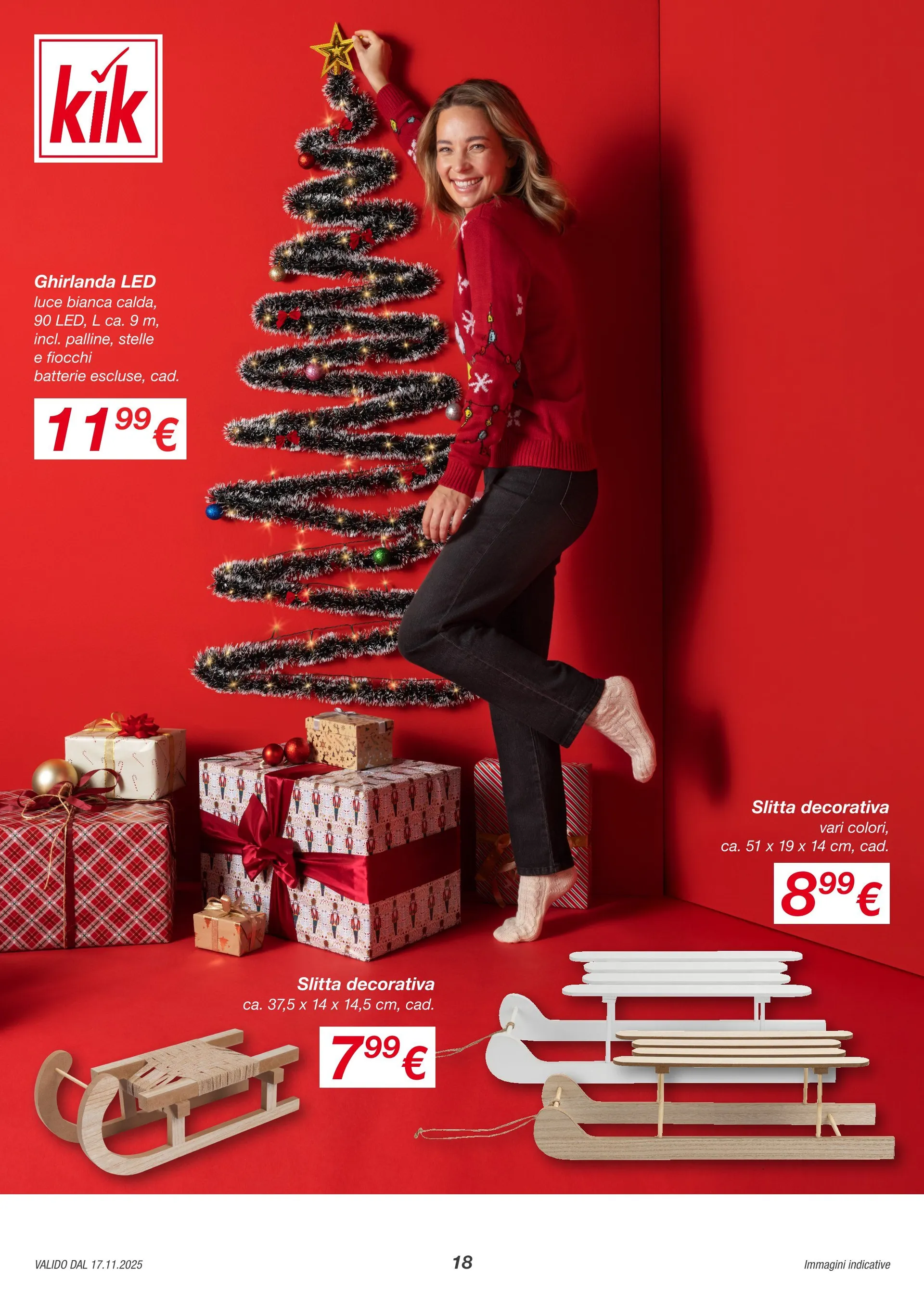 Kik Volantino da 17 novembre a 9 dicembre di 2025 - Pagina del volantino 18