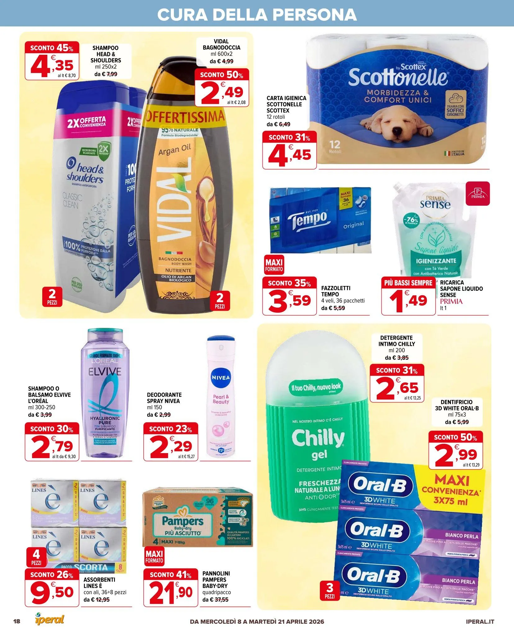 Volantini Iperal da 8 aprile a 21 aprile di 2026 - Pagina del volantino 18