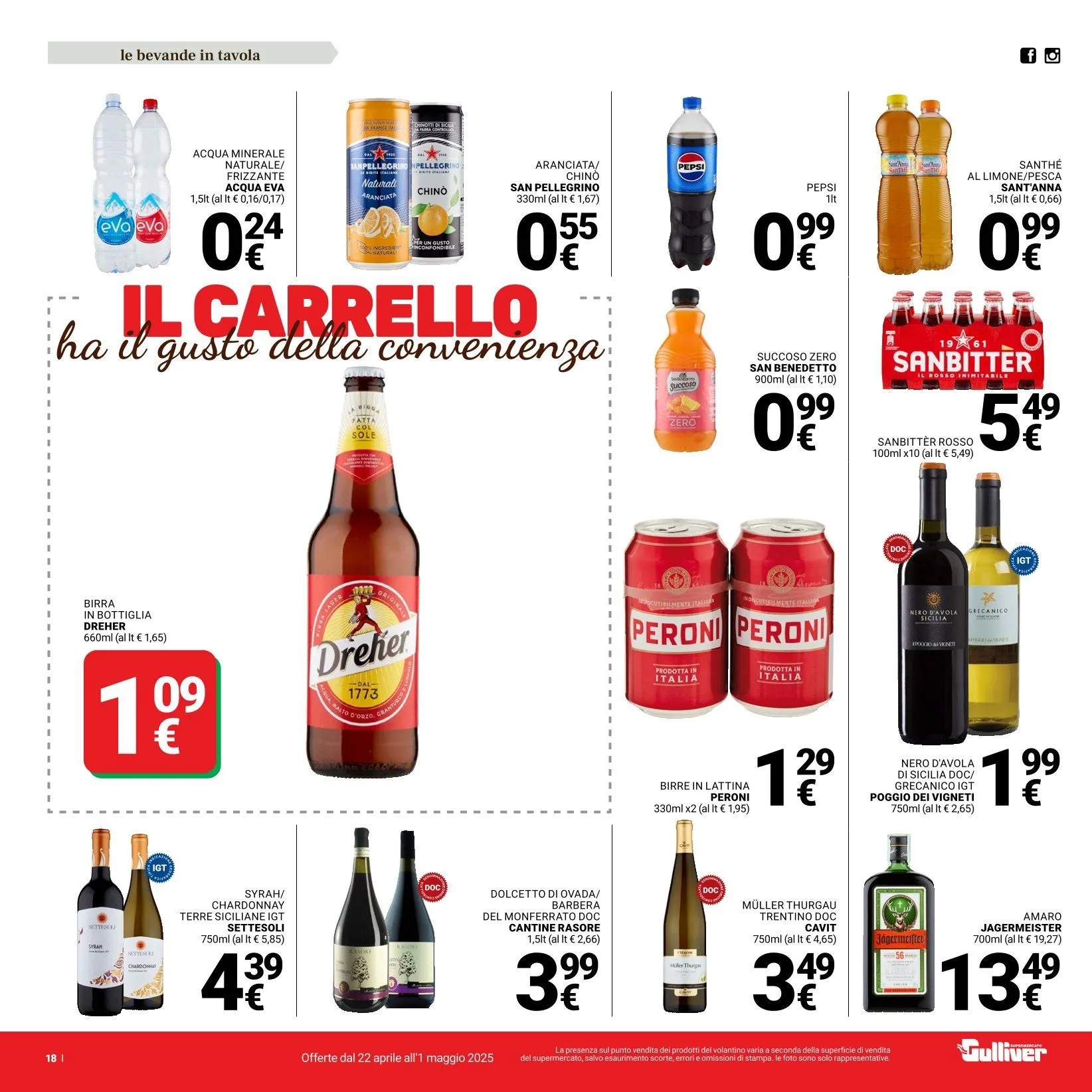 Volantini Gulliver da 22 aprile a 1 maggio di 2025 - Pagina del volantino 18