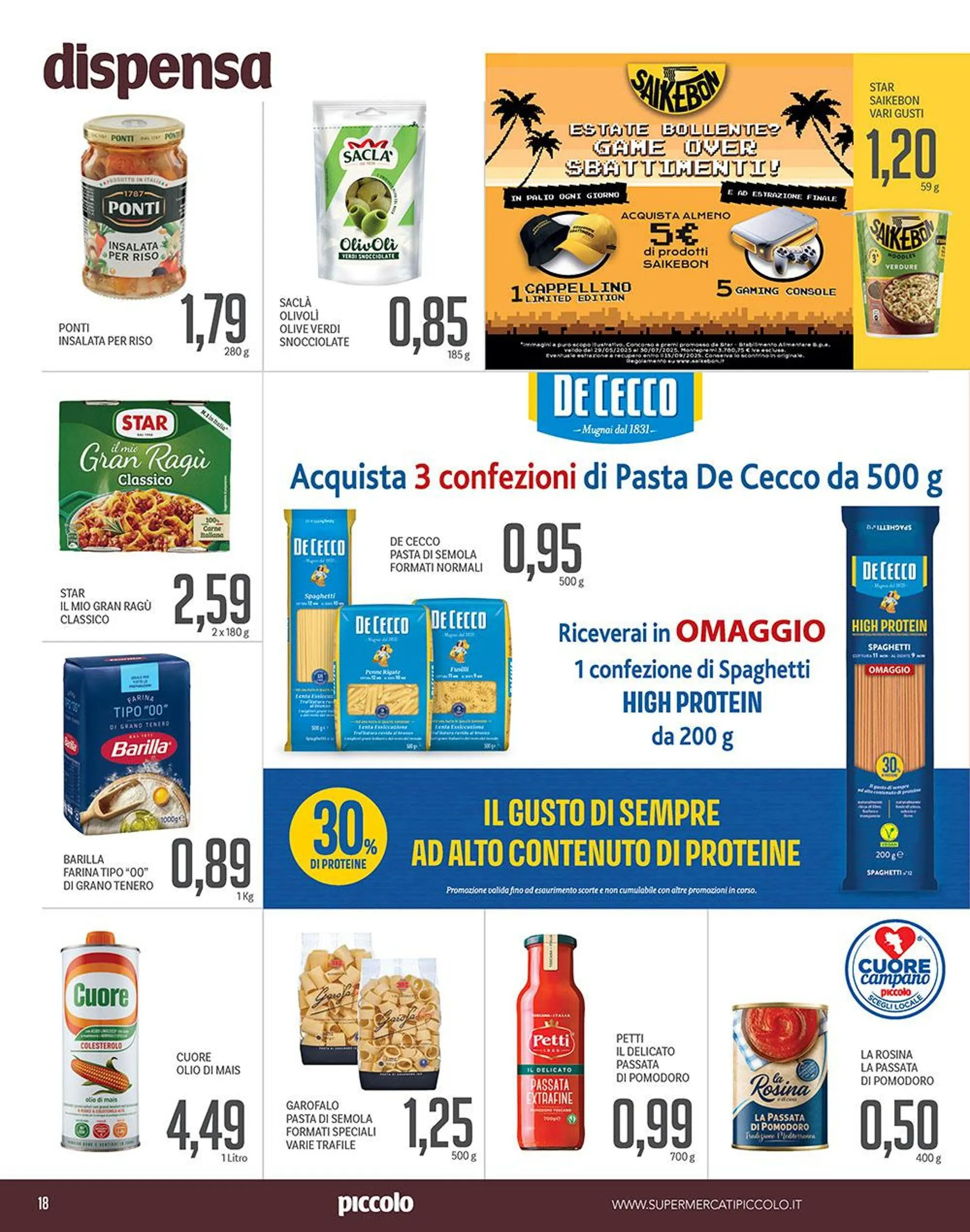 Volantini Piccolo da 14 luglio a 27 luglio di 2025 - Pagina del volantino 18
