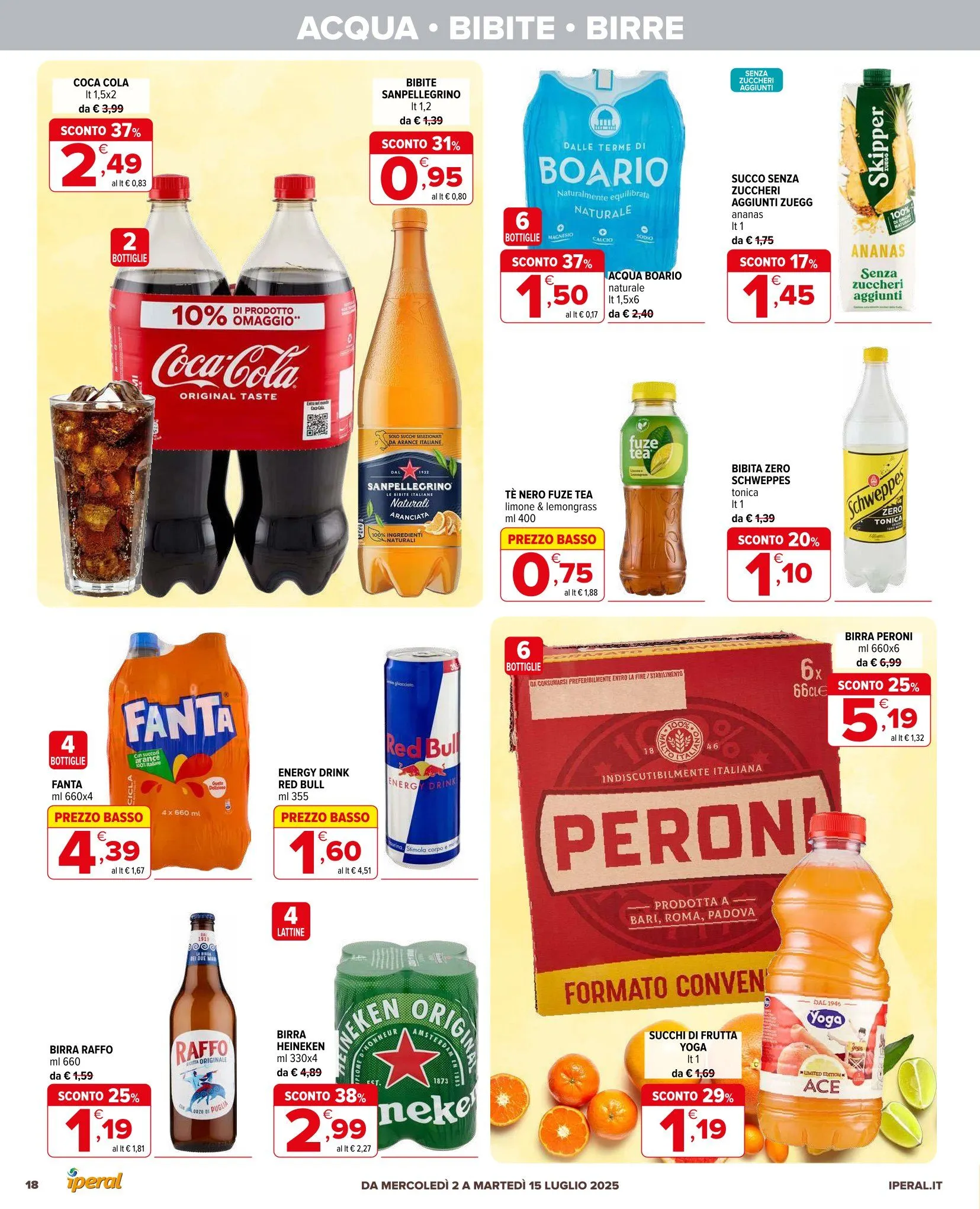 Offerta speciale di Iperal da 2 luglio a 15 luglio di 2025 - Pagina del volantino 18