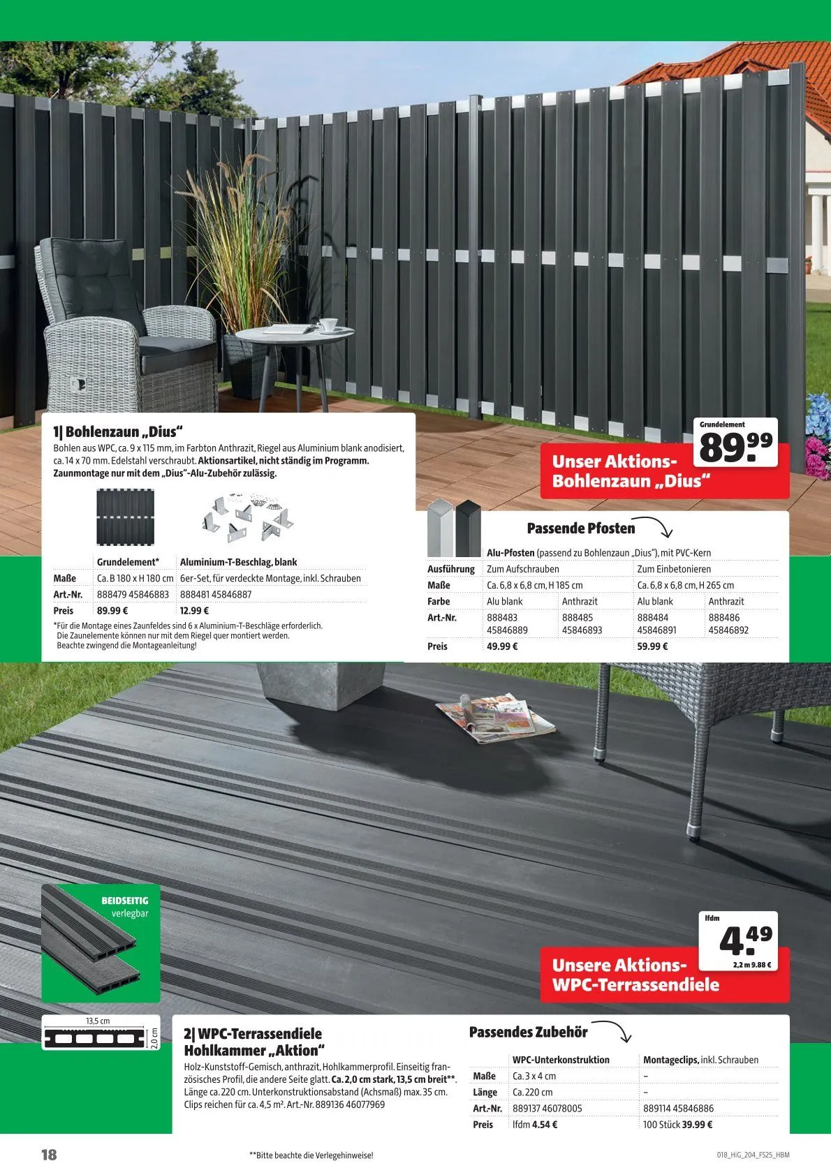 Hagebau Prospekt von 21. Mai bis 31. Dezember 2025 - Prospekt seite 18