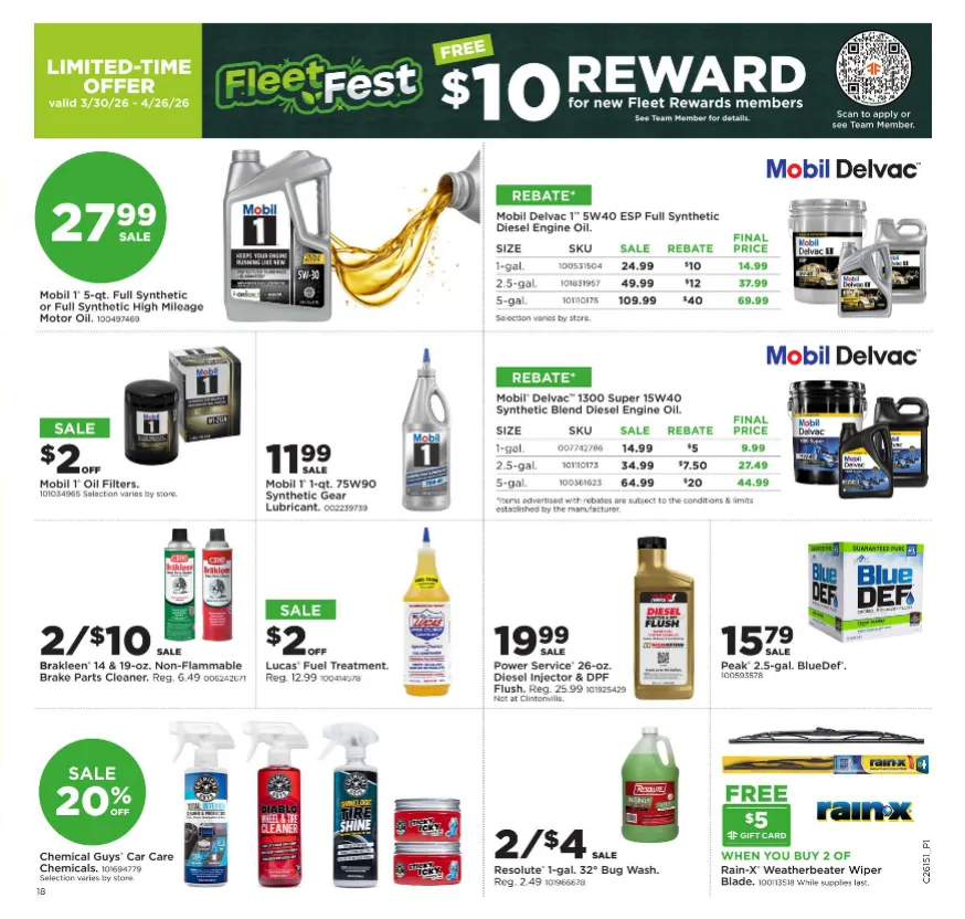 Weekly promotion Fleet Farm Sales spanning from April 6 to April 12 2026 - Page 18 for Catalogue 365