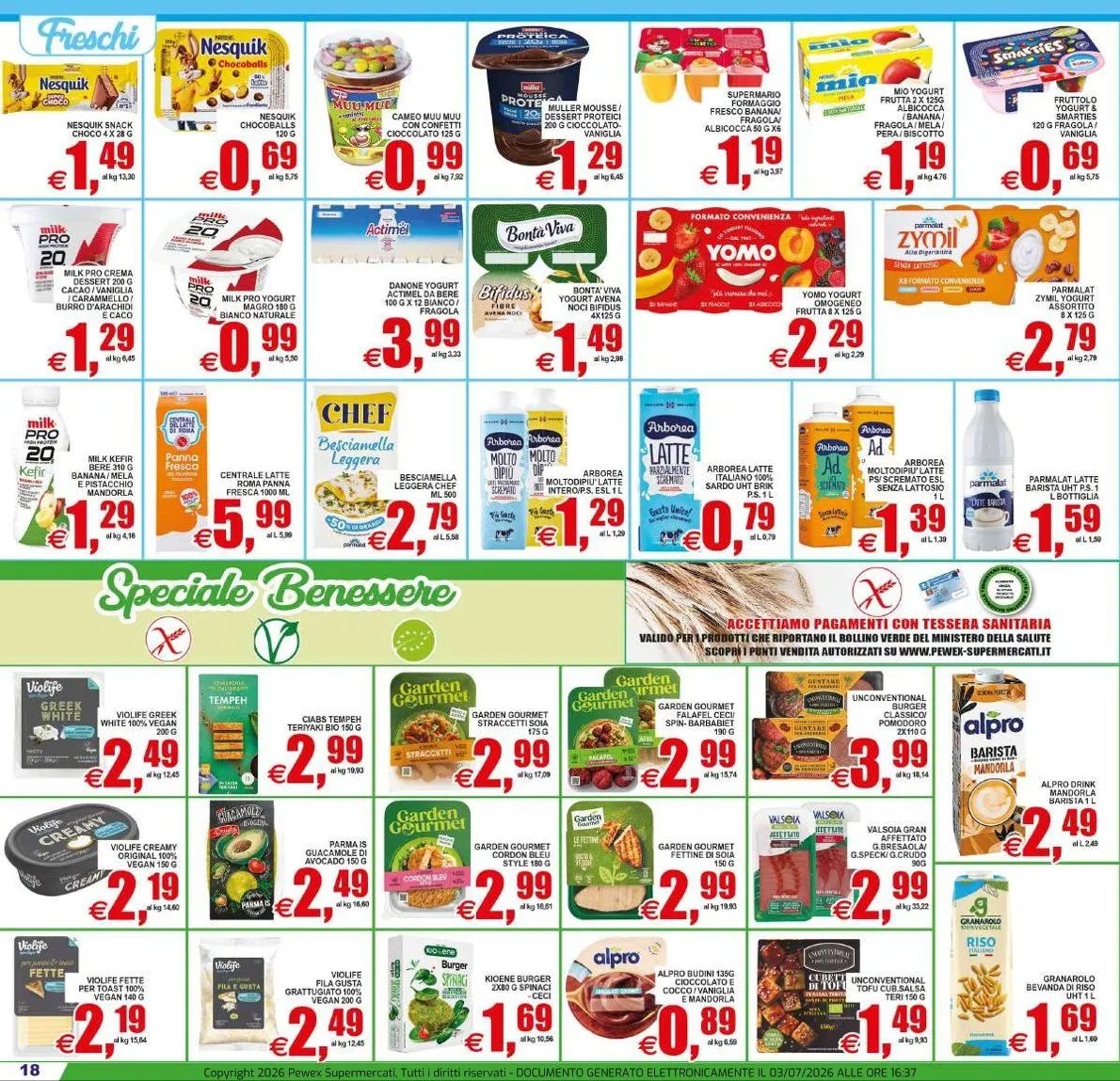 Volantini Pewex da 1 luglio a 9 luglio di 2026 - Pagina del volantino 18