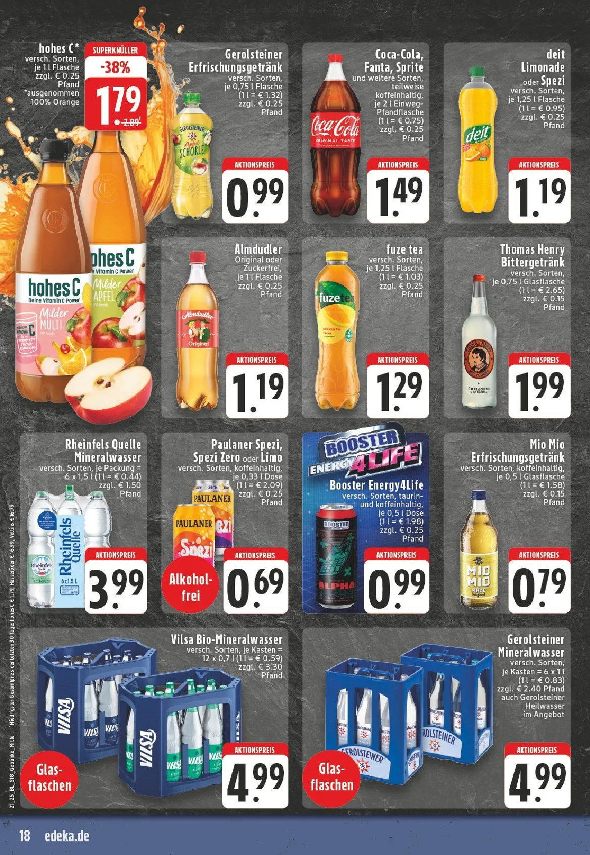 Edeka Prospekt von 19. Mai bis 24. Mai 2025 - Prospekt seite 18