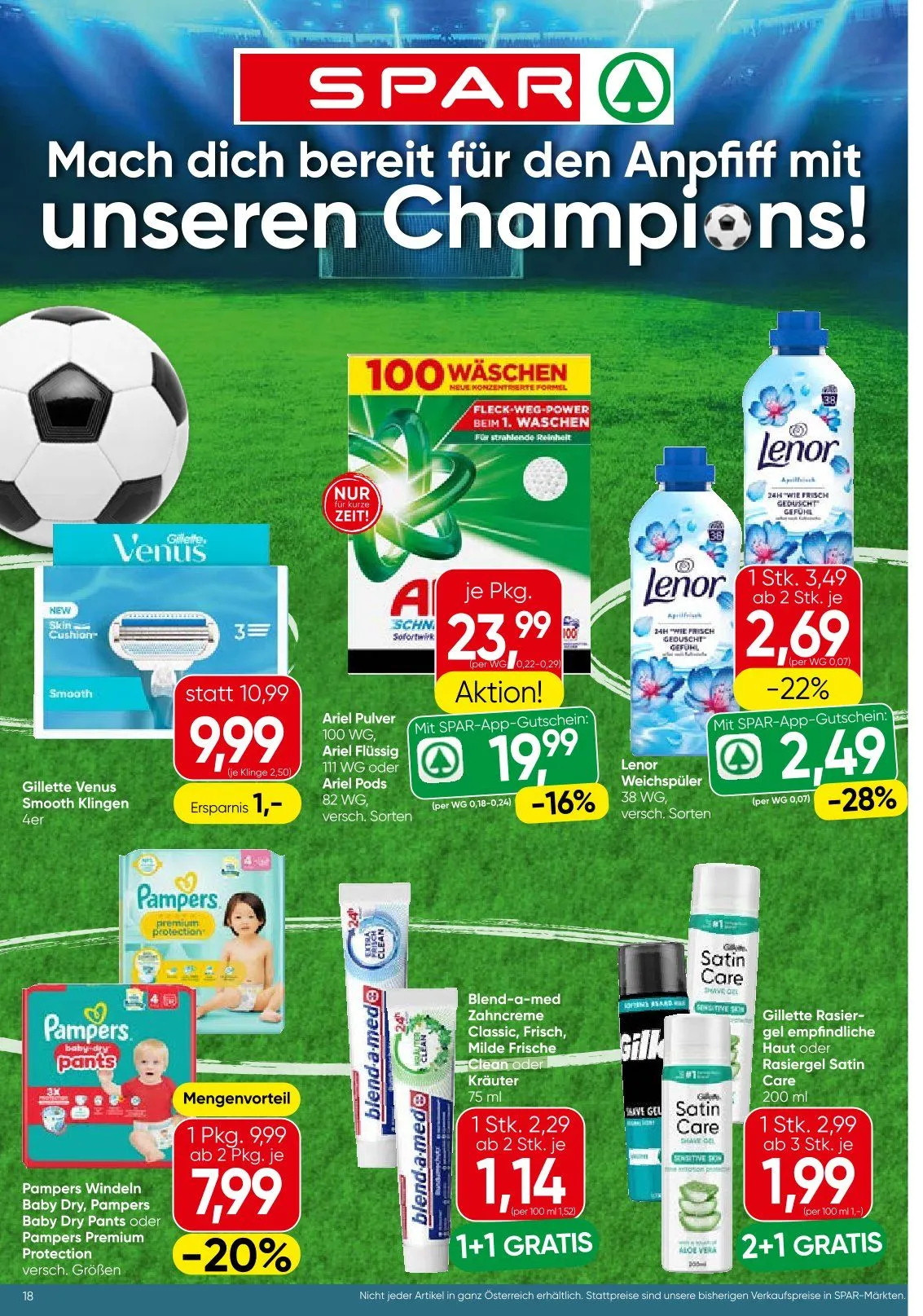 SPAR von 3. Juni bis 17. Juni 2026 - Flugblätt seite 18