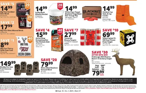 Weekly ad Rural King Sales from September 18 to October 1 2025 - Page 18