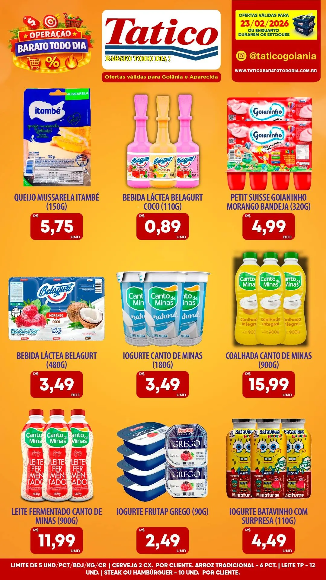 Encarte de  Folhetos Tatico  23 de fevereiro até 23 de fevereiro 2026 - Pagina 18