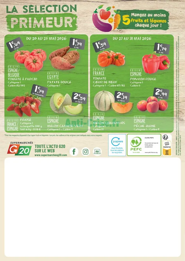 Catalogues G20 du 20 mai au 31 mai 2026 - Catalogue page 18