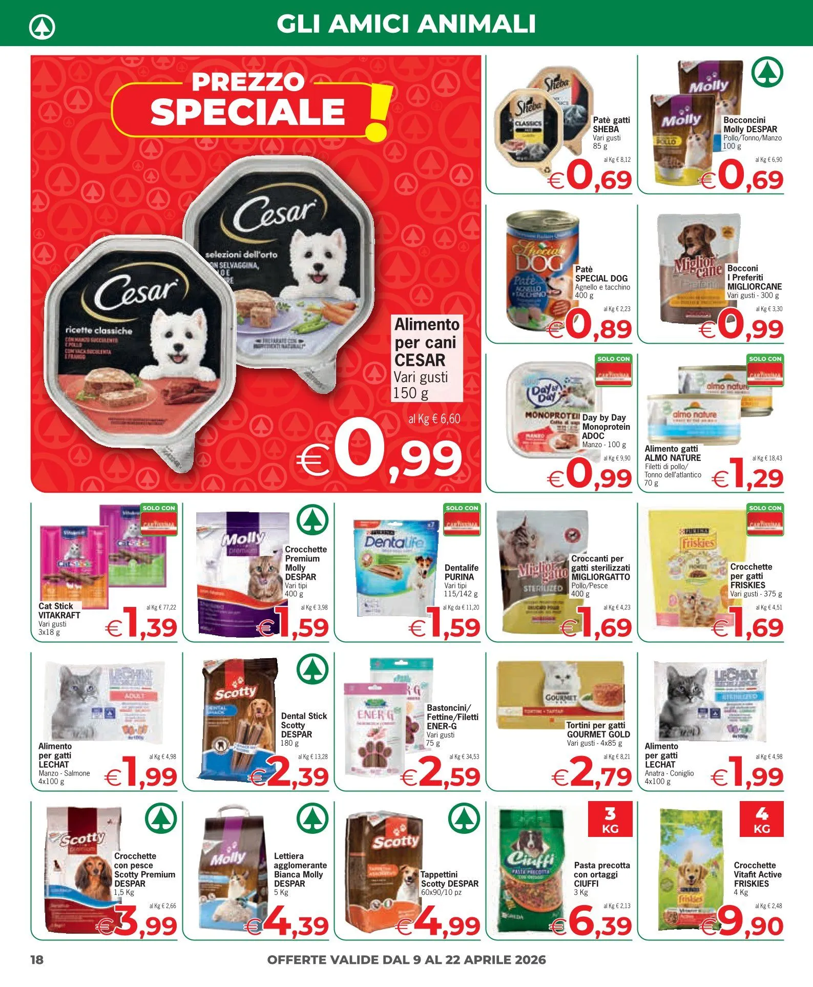  Eurospar Volantino da 9 aprile a 22 aprile di 2026 - Pagina del volantino 18