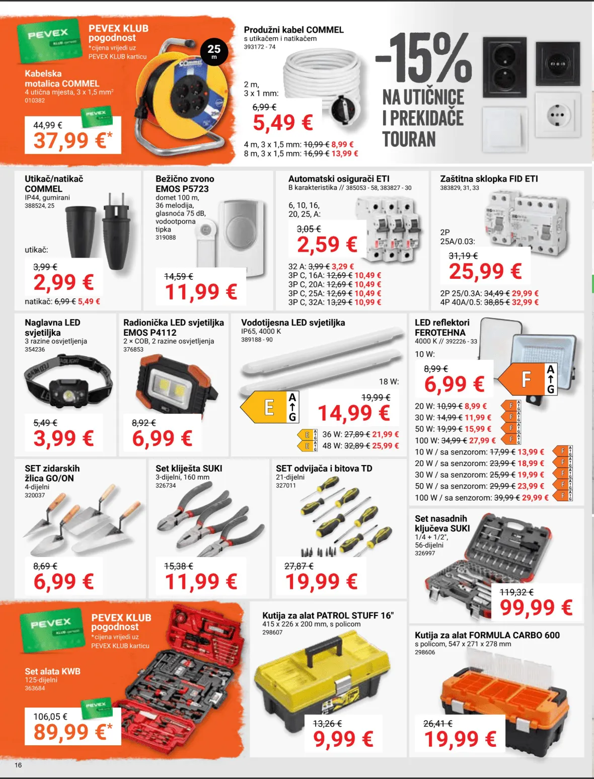 Katalog Najnovije ponude trgovine Pevex od 23. listopada do 17. studenoga 2025. - Pregled Stranica 16