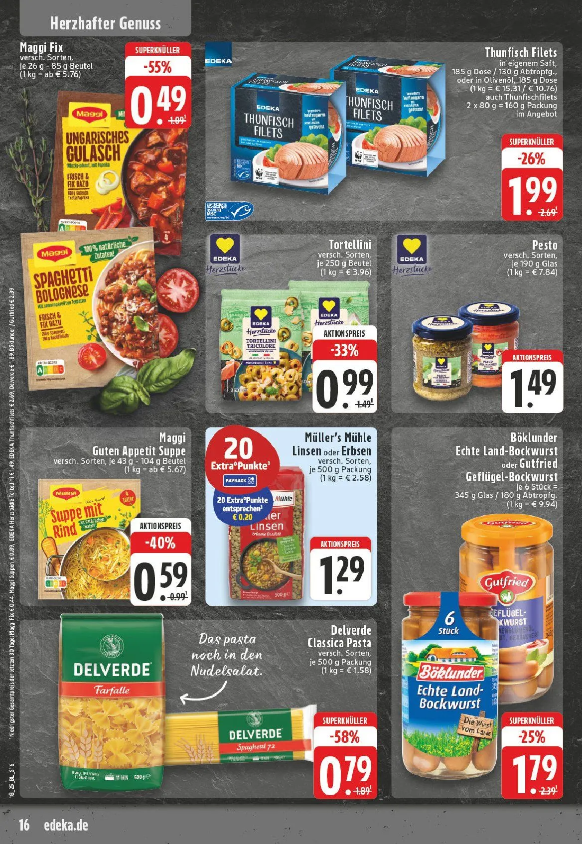 Edeka Prospekt von 28. April bis 3. Mai 2025 - Prospekt seite 18