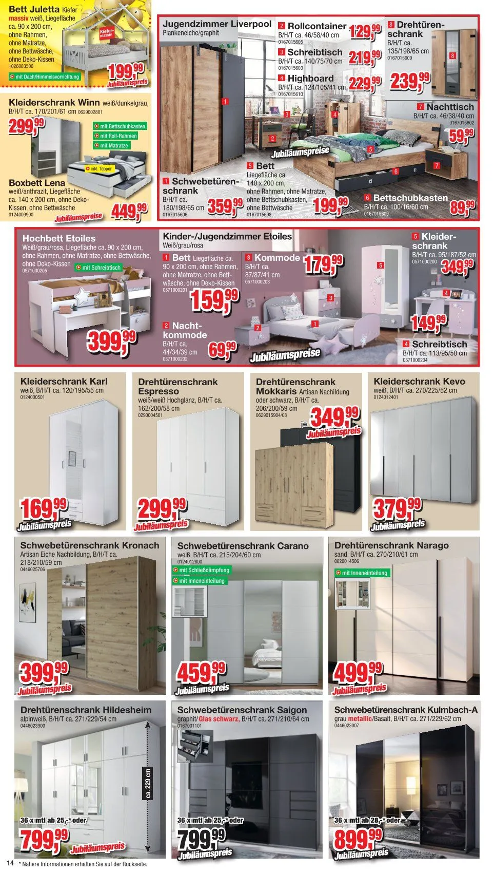 Möbelfundgrube Prospekte  von 30. Oktober bis 2. November 2025 - Prospekt seite 18