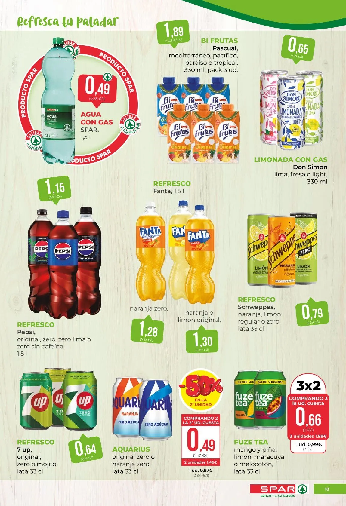 Catálogo de Spar Gran Canarias Ofertas 28 de mayo al 11 de junio 2026 - Página 18