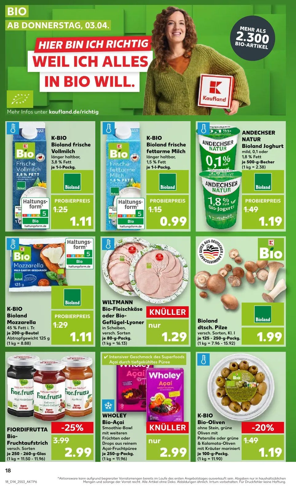 Kaufland Prospekt von 3. April bis 9. April 2025 - Prospekt seite 18