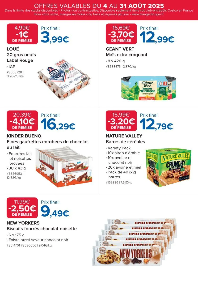 Catalogues Costco du 4 août au 31 août 2025 - Catalogue page 18