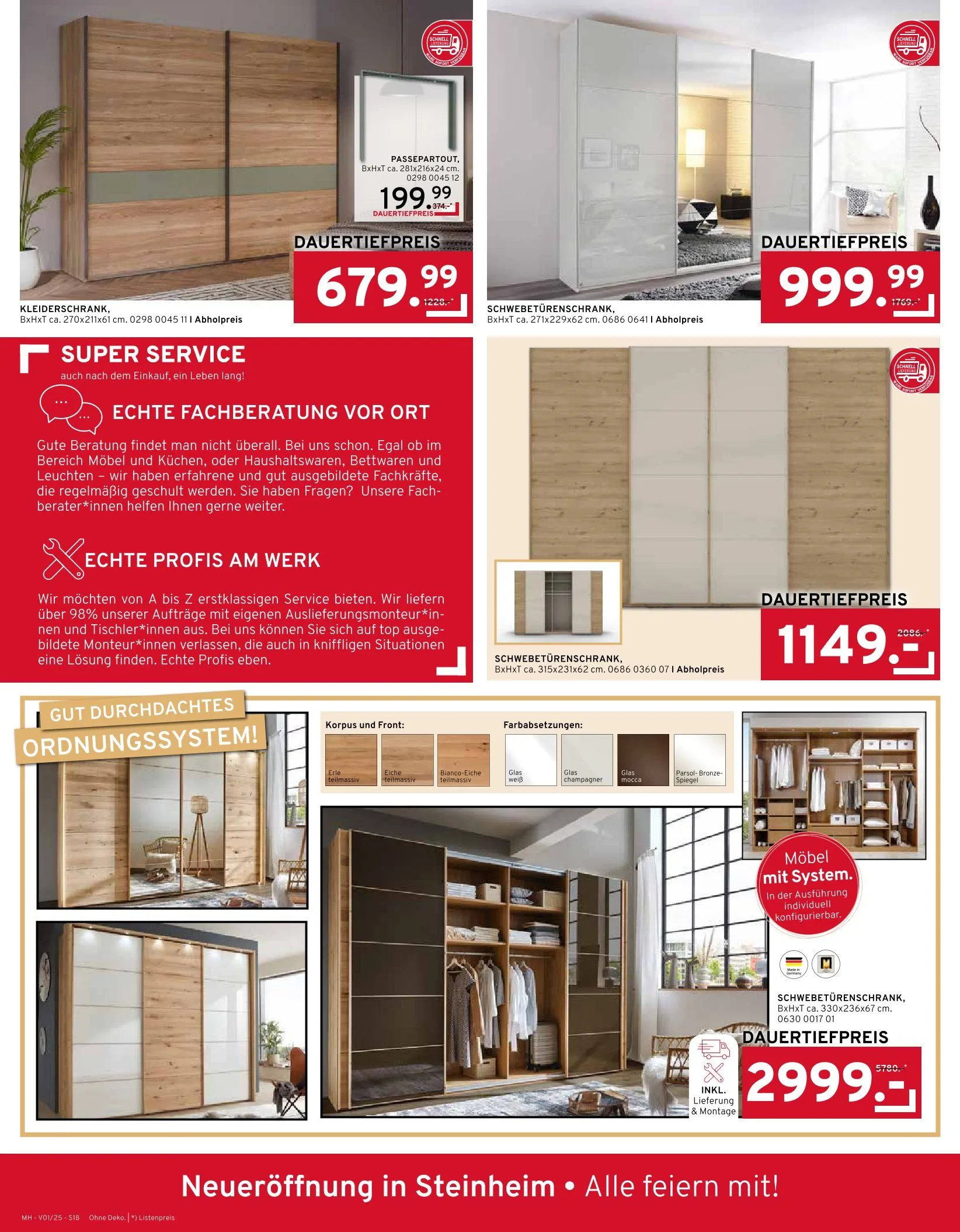 Möbel Heinrich Prospekt von 14. Februar bis 28. Februar 2025 - Prospekt seite 18