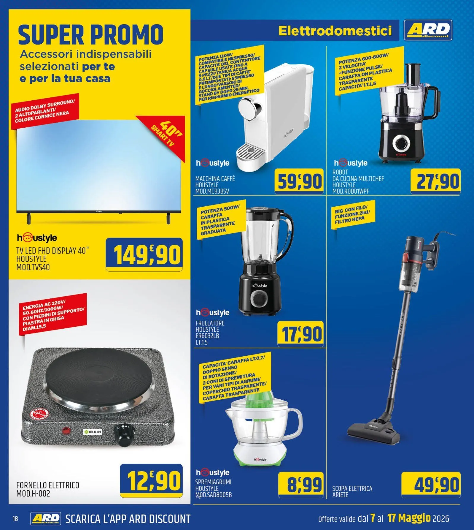  Volantini ARD Discount da 7 maggio a 17 maggio di 2026 - Pagina del volantino 18
