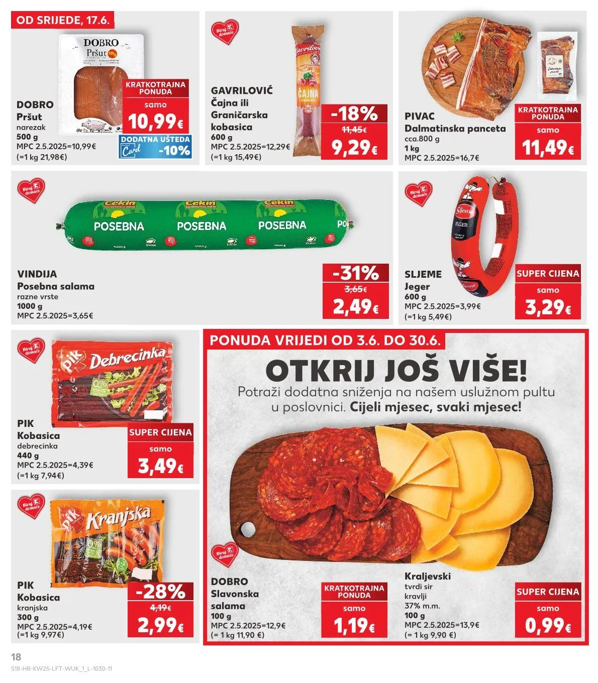 Katalog Kaufland od 17. lipnja do 23. lipnja 2026. - Pregled Stranica 18