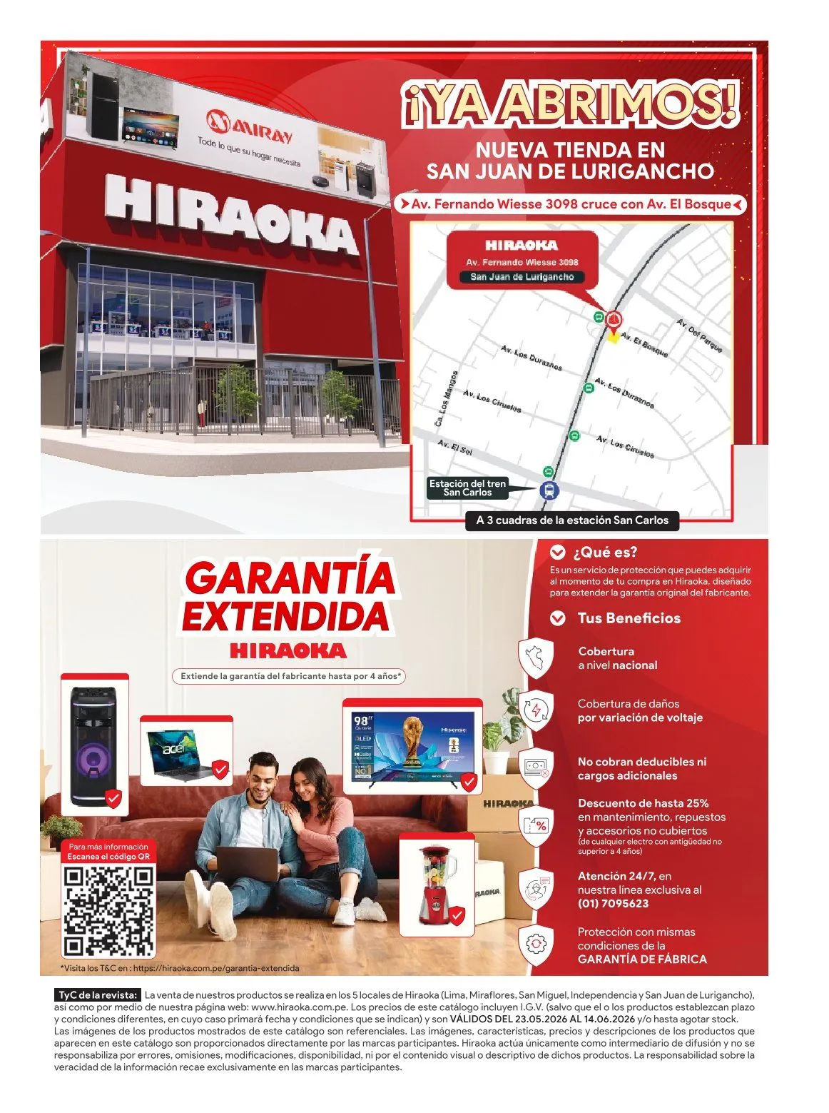 Catalogo de Hiraoka Ofertas 1 de junio al 6 de junio 2026 - Pag 18
