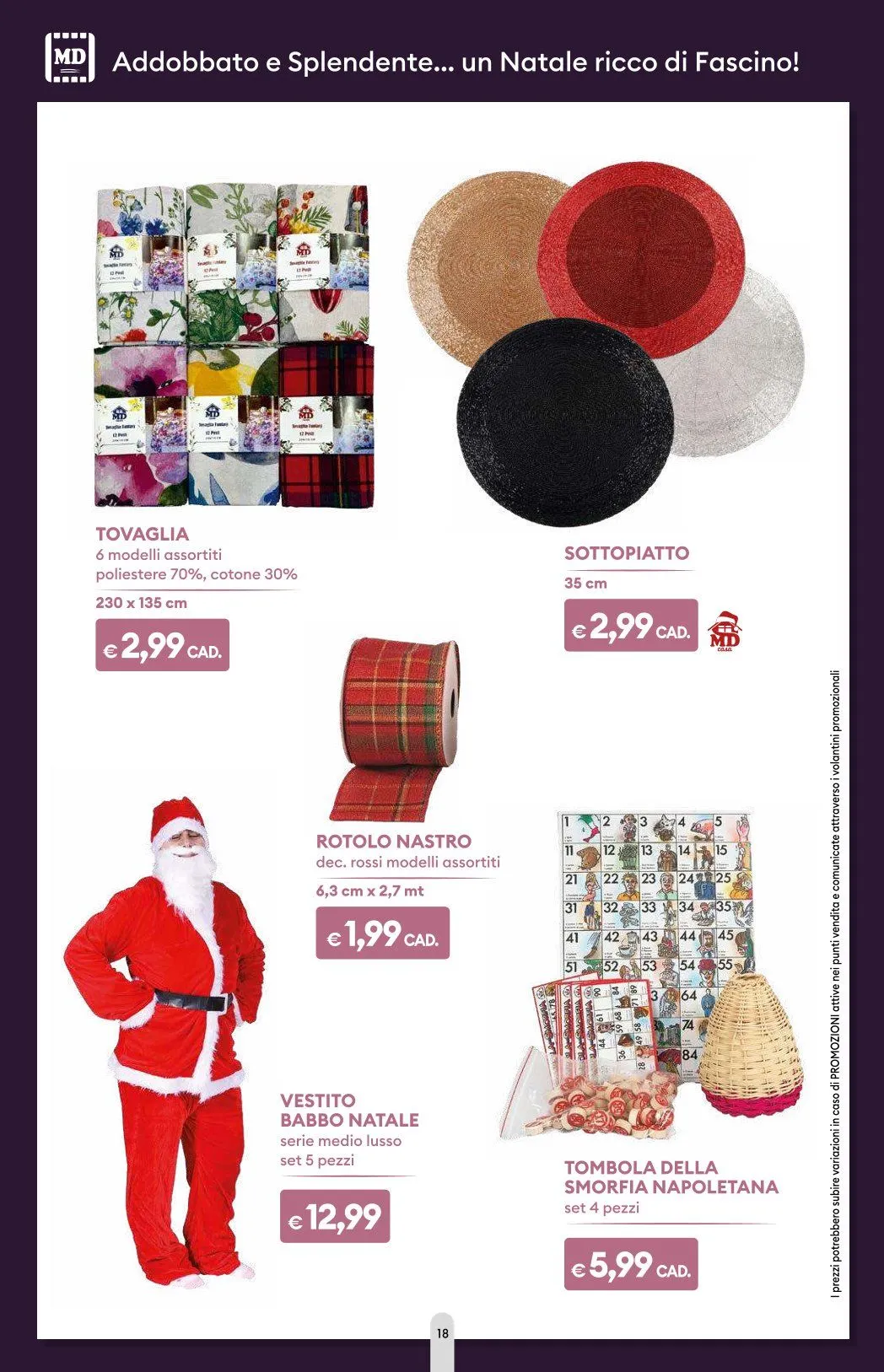 MD Discount Volantino  da 15 dicembre a 31 dicembre di 2025 - Pagina del volantino 18