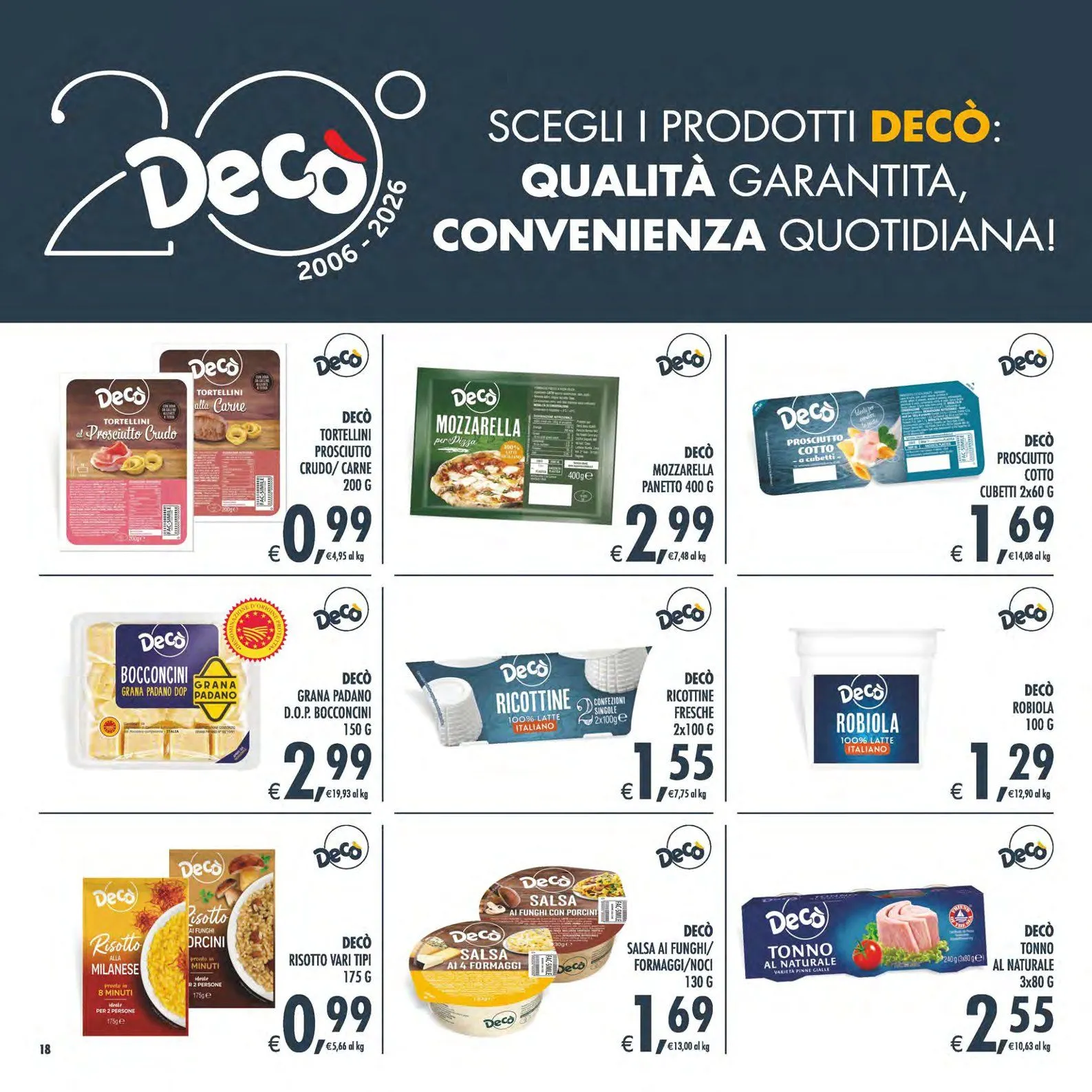 Volantini Deco Supermercati da 10 luglio a 20 luglio di 2026 - Pagina del volantino 18