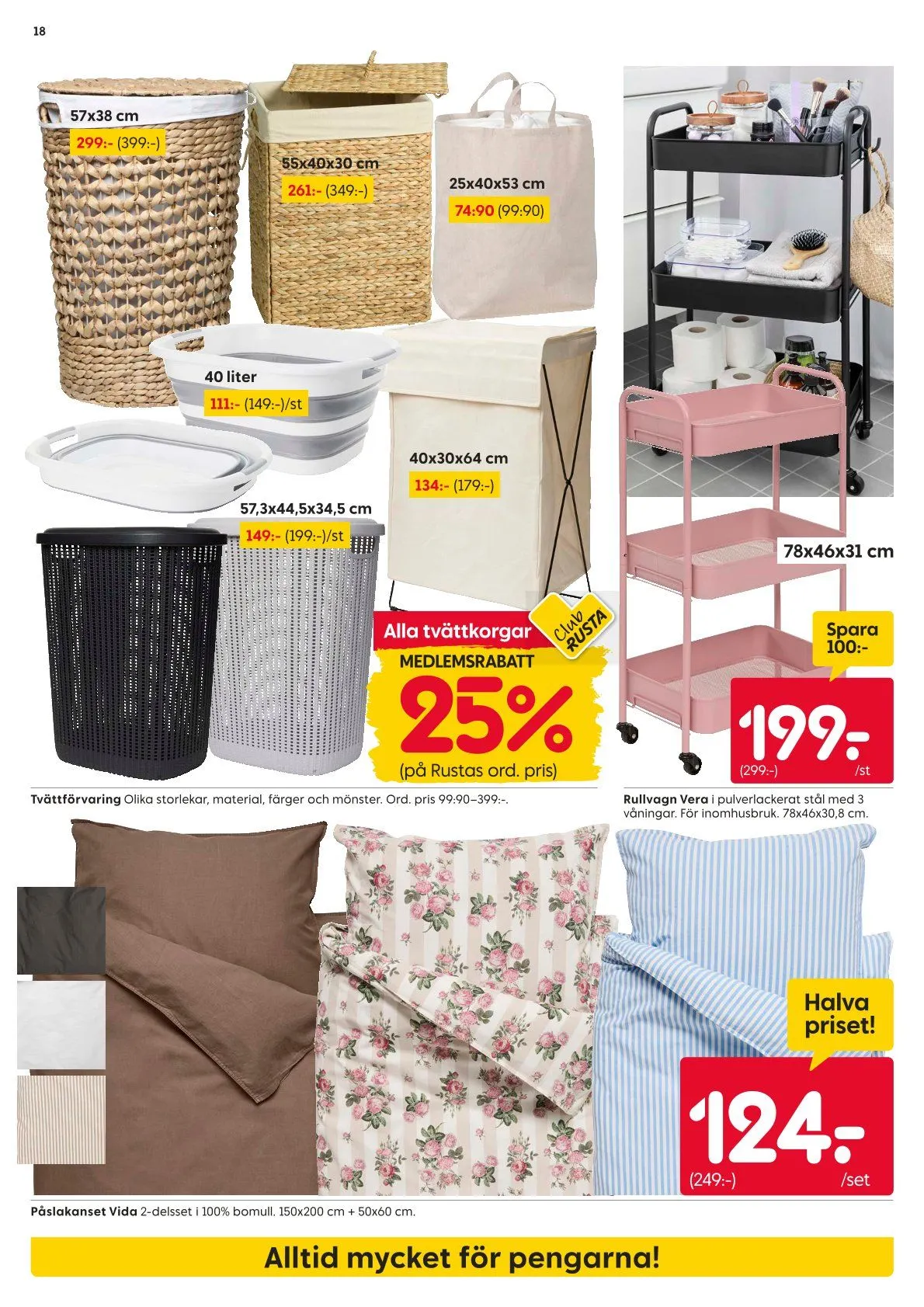  Rusta erbjudanden från 11 maj till 17 maj 2026 - Reklamblad sidor 18