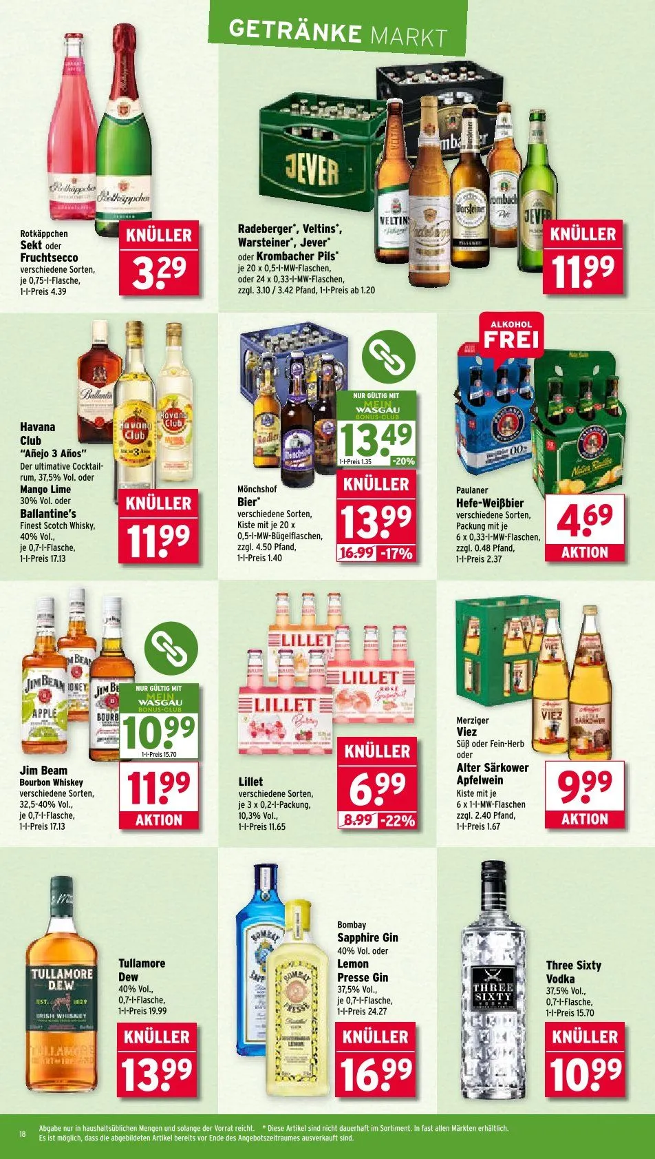 Wasgau Prospekte von 21. Juli bis 26. Juli 2025 - Prospekt seite 18