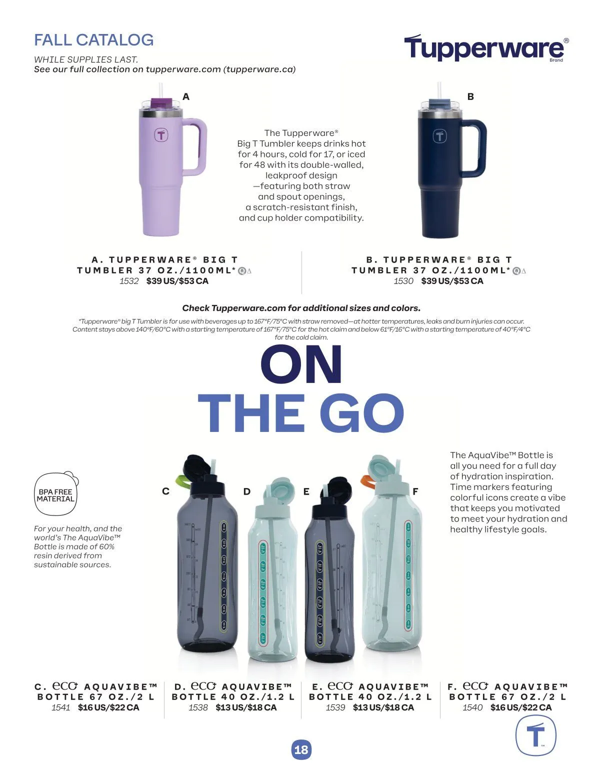 Tupperware Catalogue du 1 octobre au 31 décembre 2025 - Catalogue page 18