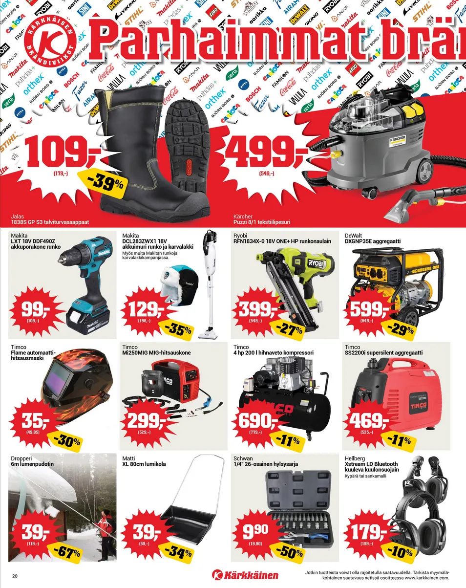 Kaupan Kärkkäinen Tarjoukset voimassa alkaen 4. maaliskuuta - 17. maaliskuuta 2026 - Tarjouslehti sivu 18