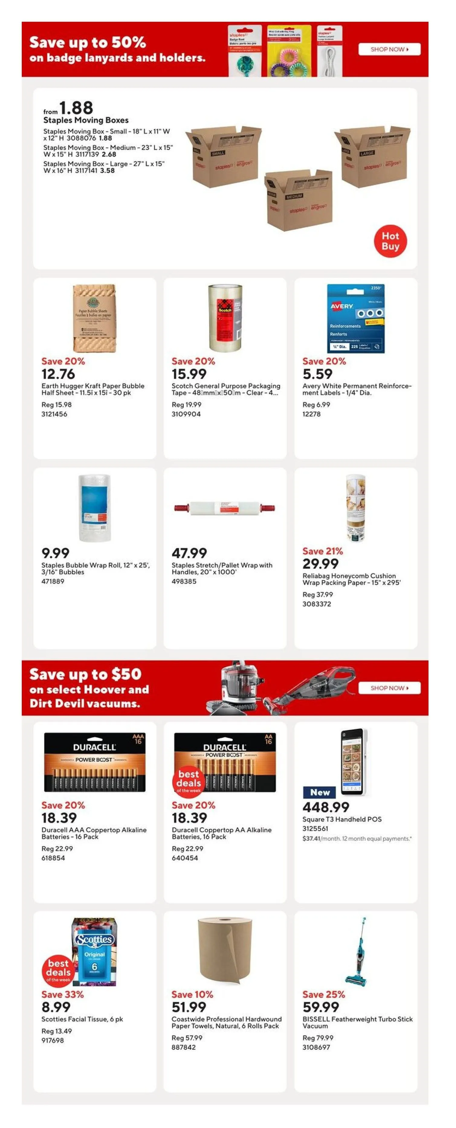 Staples Sales from August 14 to September 11 2025 - flyer page 18