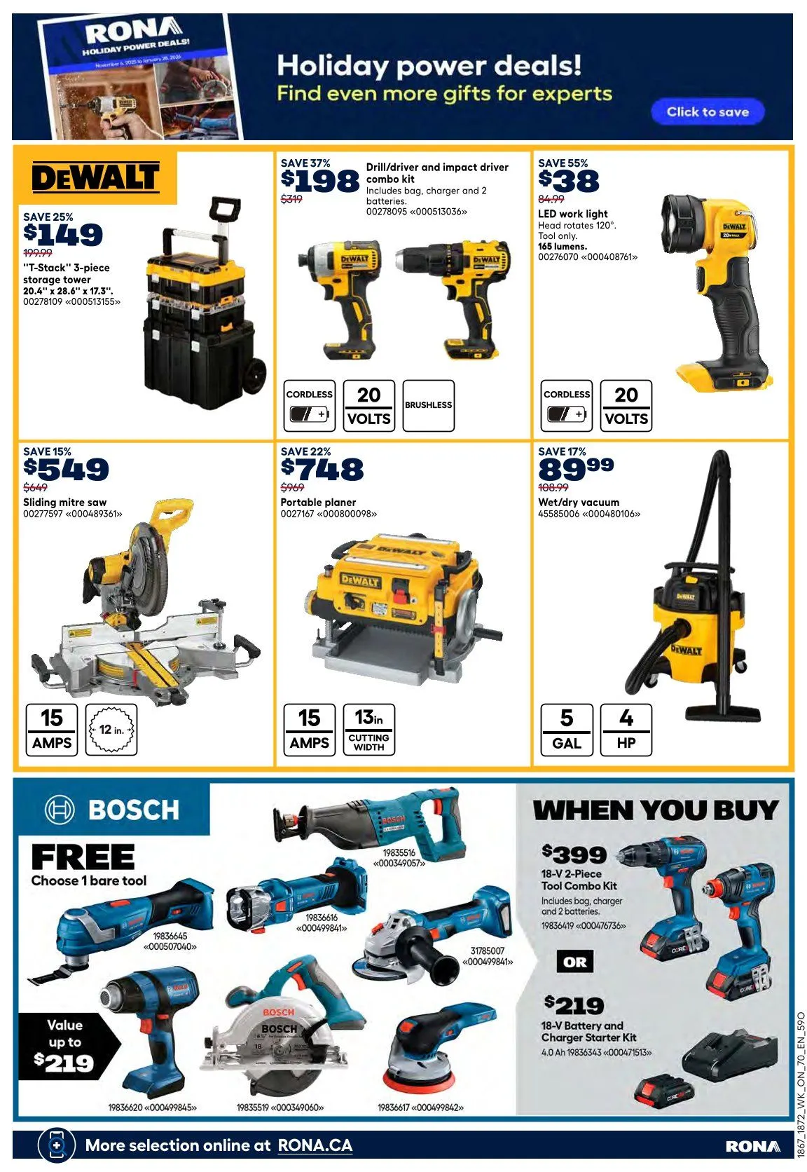 RONA Sales from December 18 to December 31 2025 - flyer page 18