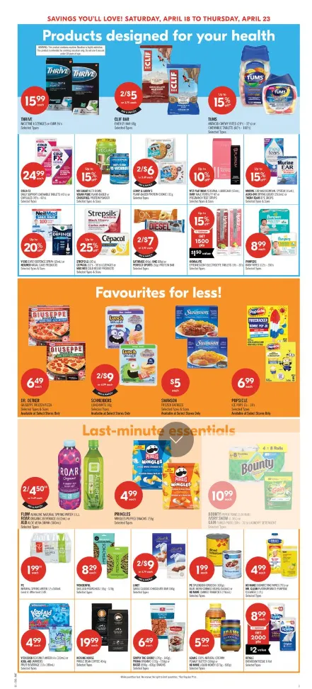 Shoppers Drug Mart Sales from April 18 to April 23 2026 - flyer page 13
