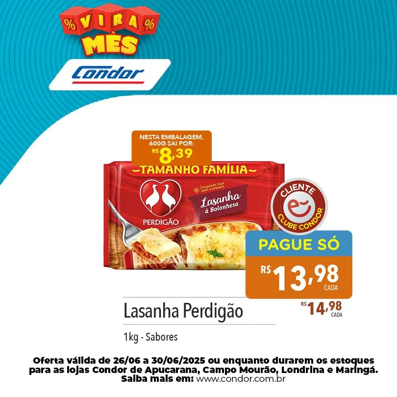 Encarte de Folhetos Supermercados Condor 26 de junho até 30 de junho 2025 - Pagina 6