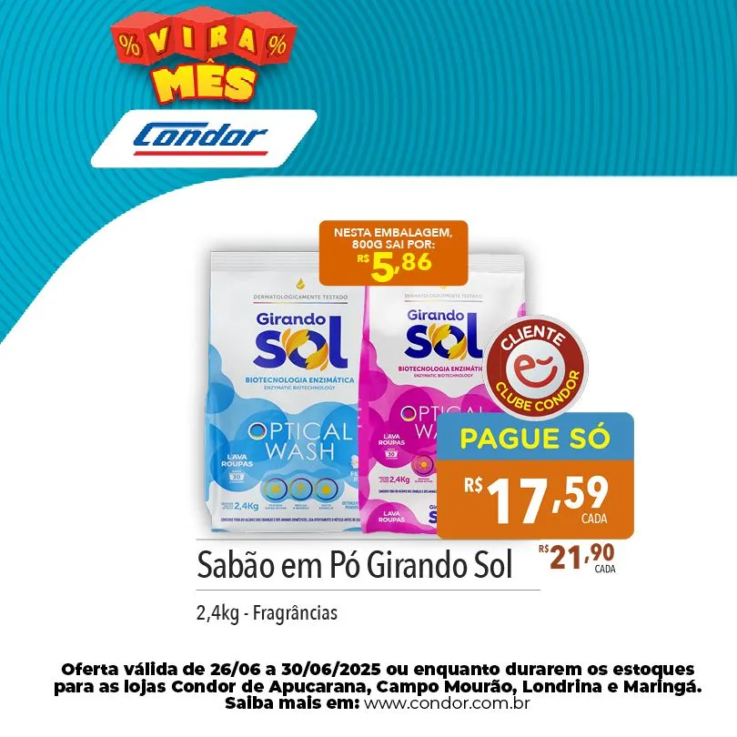 Encarte de Folhetos Supermercados Condor 26 de junho até 30 de junho 2025 - Pagina 8