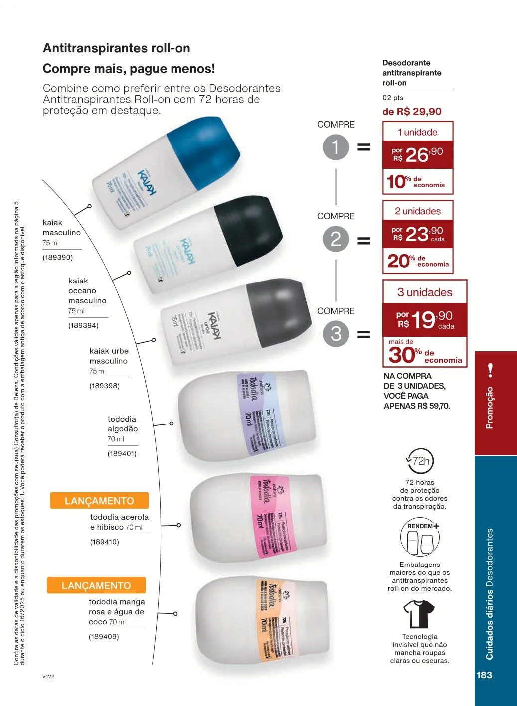 Encarte de Natura Ofertas 1 de outubro até 31 de outubro 2025 - Pagina 183