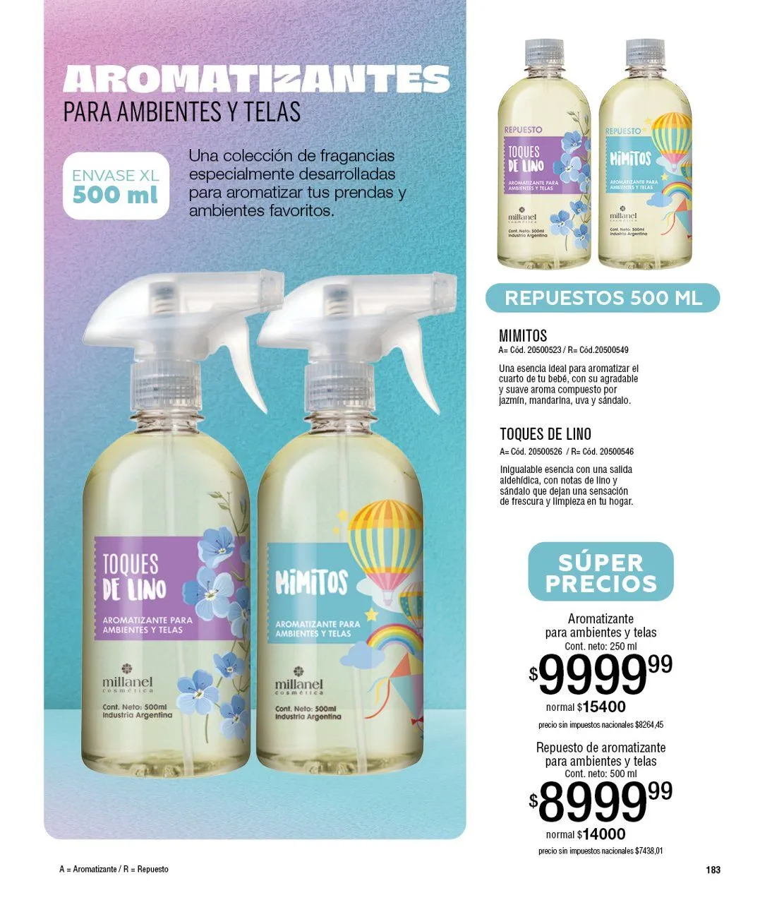 Ofertas de  Ofertas Millanel 15 de septiembre al 19 de octubre 2025 - Página 183 del catálogo