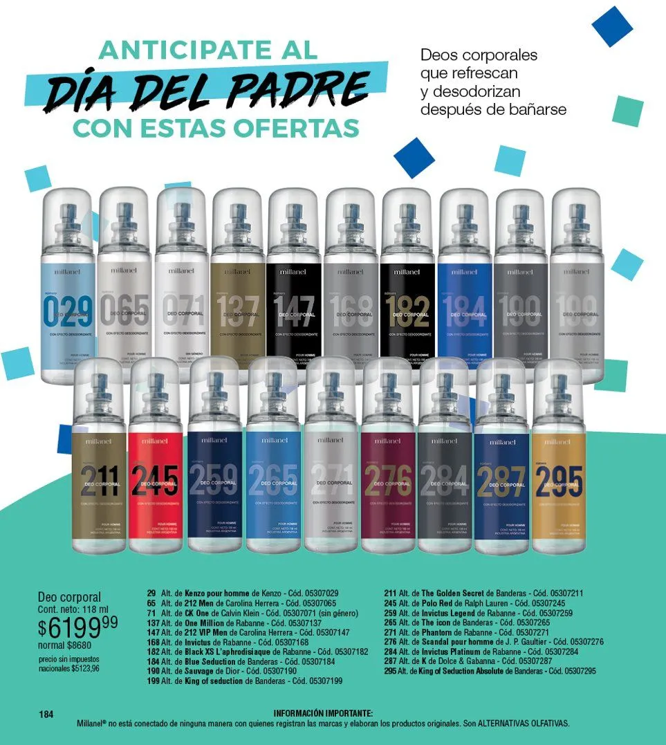 Ofertas de  Ofertas Millanel  27 de abril al 24 de mayo 2026 - Página 184 del catálogo