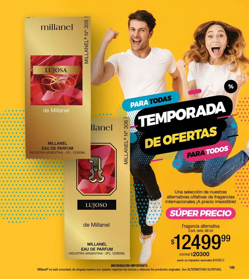 Ofertas de Catalogo Millanel 20 de octubre al 10 de noviembre 2025 - Página 185 del catálogo