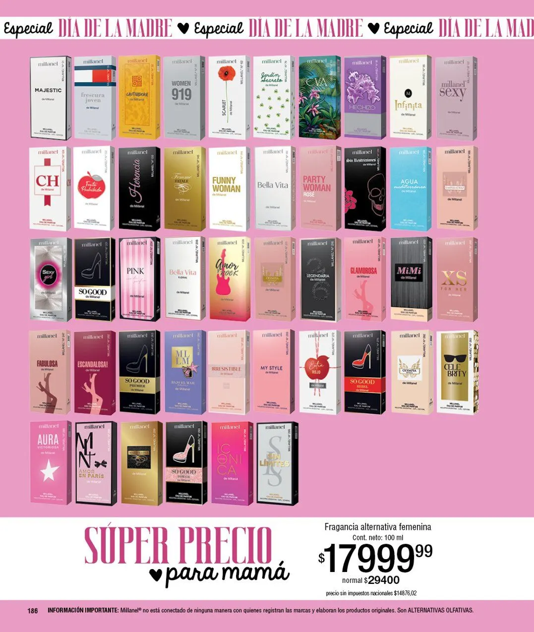 Ofertas de  Ofertas Millanel 15 de septiembre al 19 de octubre 2025 - Página 186 del catálogo