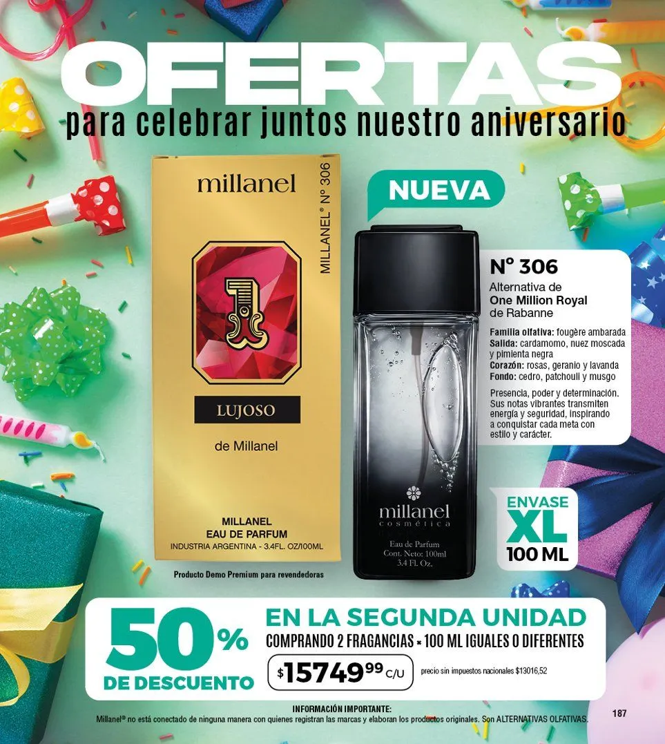 Ofertas de Ofertas Millanel  30 de marzo al 26 de abril 2026 - Página 187 del catálogo