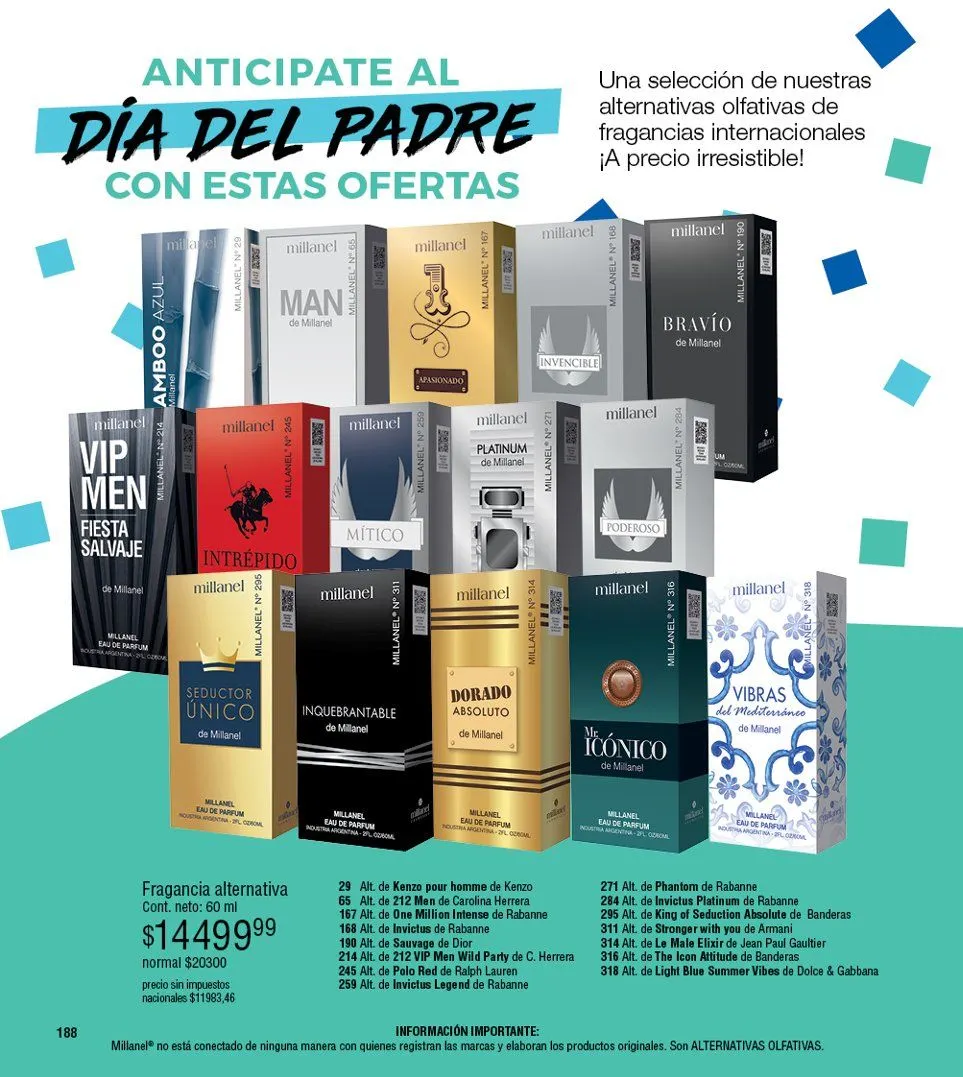 Ofertas de  Ofertas Millanel  27 de abril al 24 de mayo 2026 - Página 188 del catálogo
