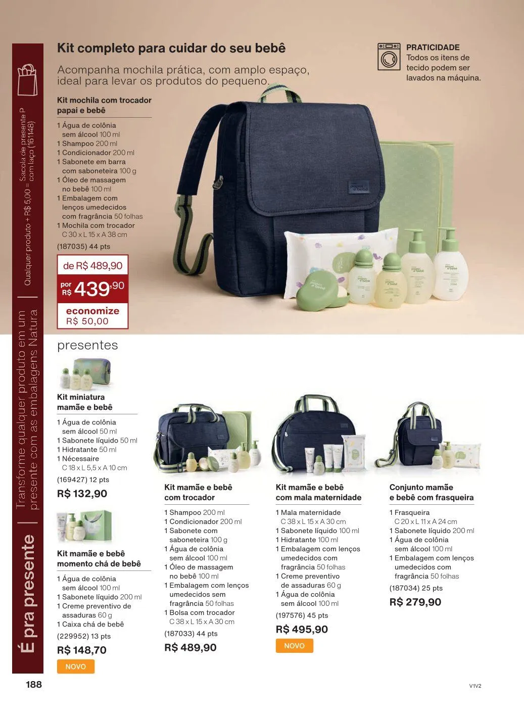 Encarte de Natura Ofertas 1 de outubro até 31 de outubro 2025 - Pagina 188