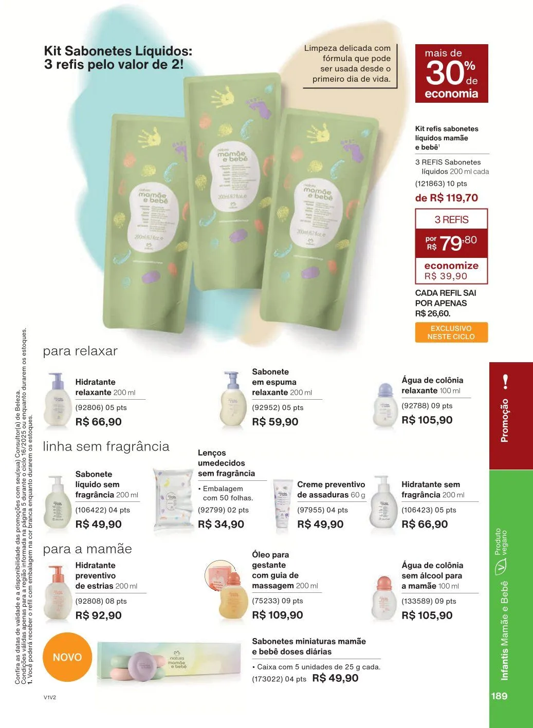 Encarte de Natura Ofertas 1 de outubro até 31 de outubro 2025 - Pagina 189