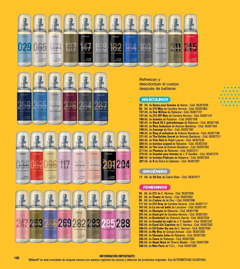 Ofertas de Catalogo Millanel 20 de octubre al 10 de noviembre 2025 - Página 190 del catálogo