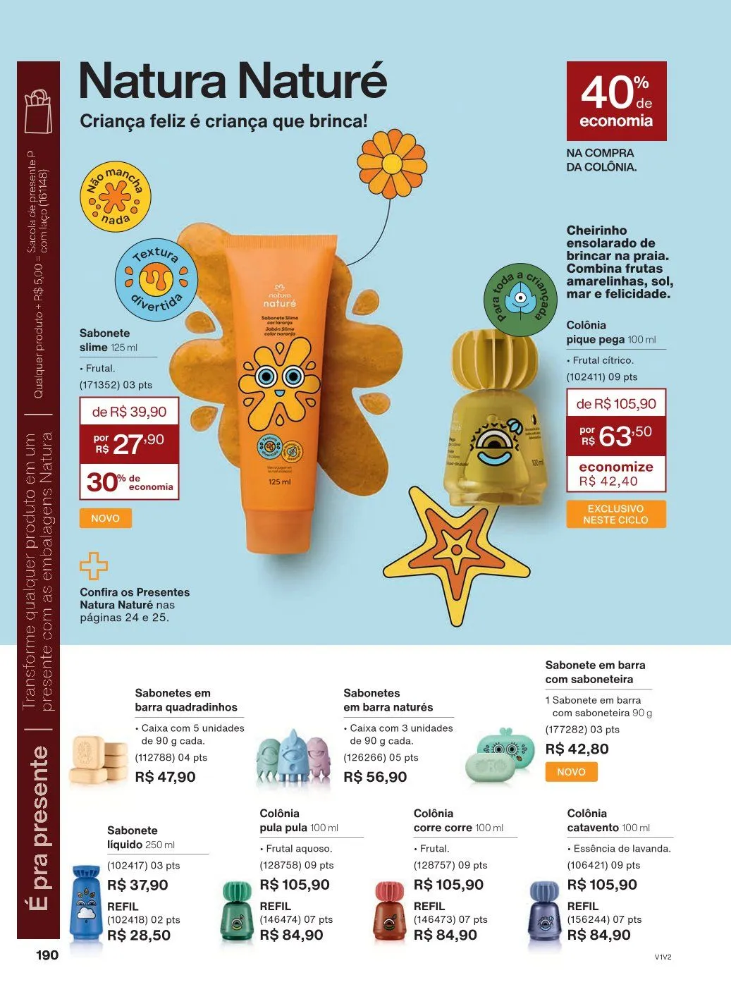 Encarte de Natura Ofertas 1 de outubro até 31 de outubro 2025 - Pagina 190