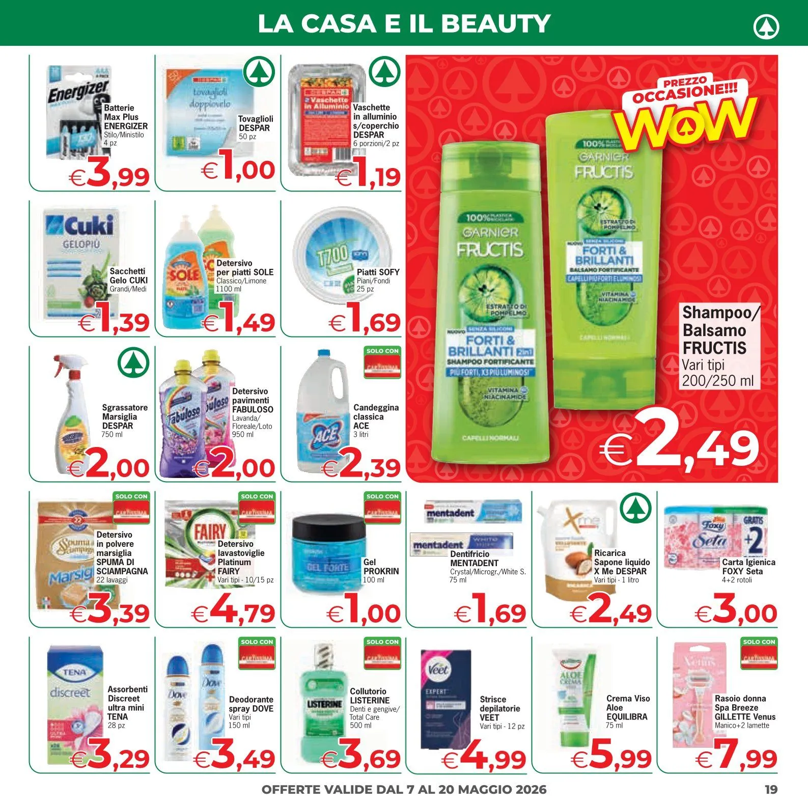 Volantini Eurospar da 7 maggio a 20 maggio di 2026 - Pagina del volantino 19