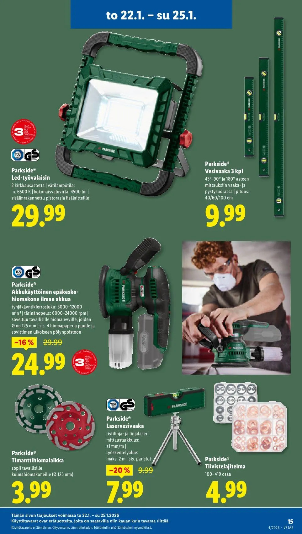 Lidl  Kaupan  tarjoukset voimassa alkaen 22. tammikuuta - 25. tammikuuta 2026 - Tarjouslehti sivu 19